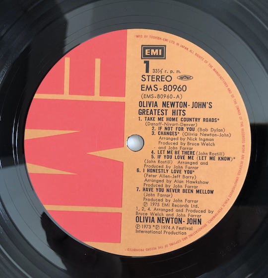 Olivia Newton-John – Olivia Newton-John's Greatest Hits