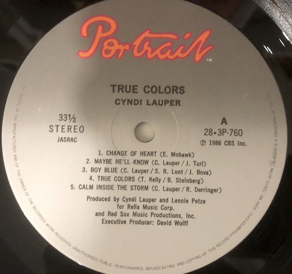 Cyndi Lauper – True Colors