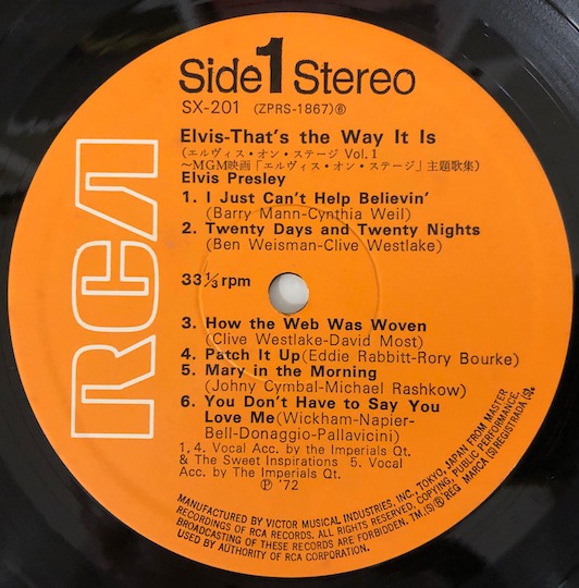 Elvis Presley – That's The Way It Is
