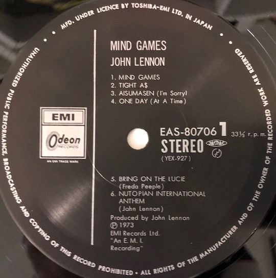 John Lennon – Mind Games