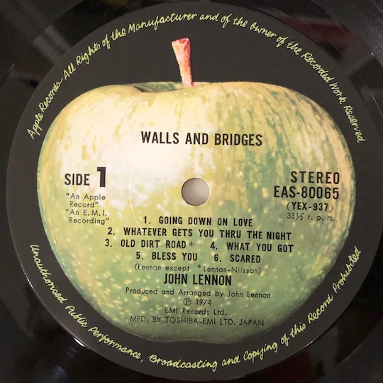 John Lennon – Walls And Bridges