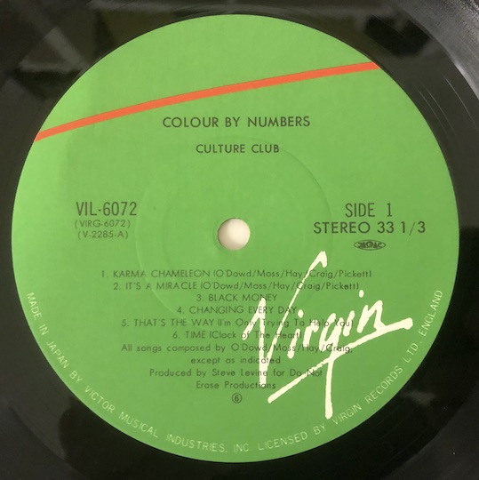 Culture Club – Colour By Numbers