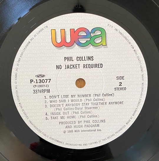 Phil Collins – No Jacket Required