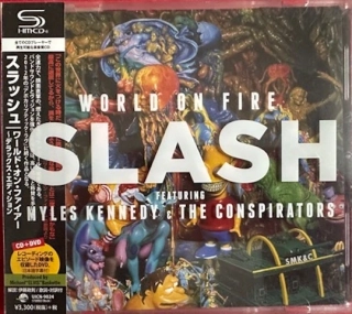 Slash Feat. Myles Kennedy And The Conspirators ‎– World On Fire - SHM-CD + DVD